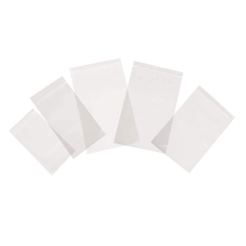 Southgate Grip Seal Bags, Polythene, Premium Grade, 152 x 228mm (6" x- you get 6