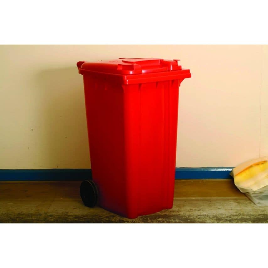 Spill Kill Red 240 Litre Wheelie Bin