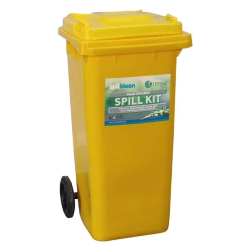 Spilkleen Maintenance 120L Wheelie Bin Spill Kit