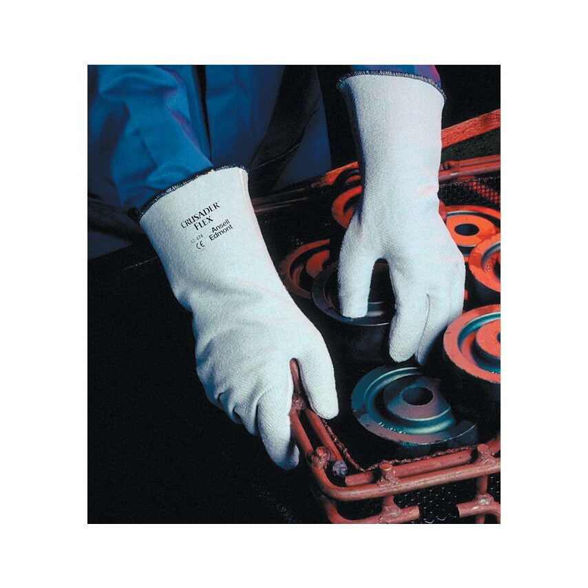 Ansell Crusader 42474 Flex Grey Heat Resistant Gloves Size 9 Zoro UK