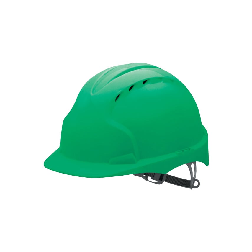 JSP EVO3 Vented Green Safety Helmet AJF160000300 at Zoro
