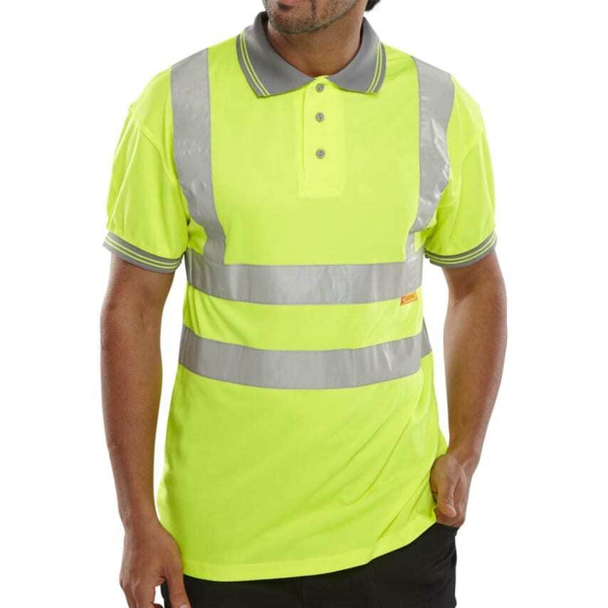 Beeswift B-Seen EN ISO 20471 Polo Saturn Yellow 4XL