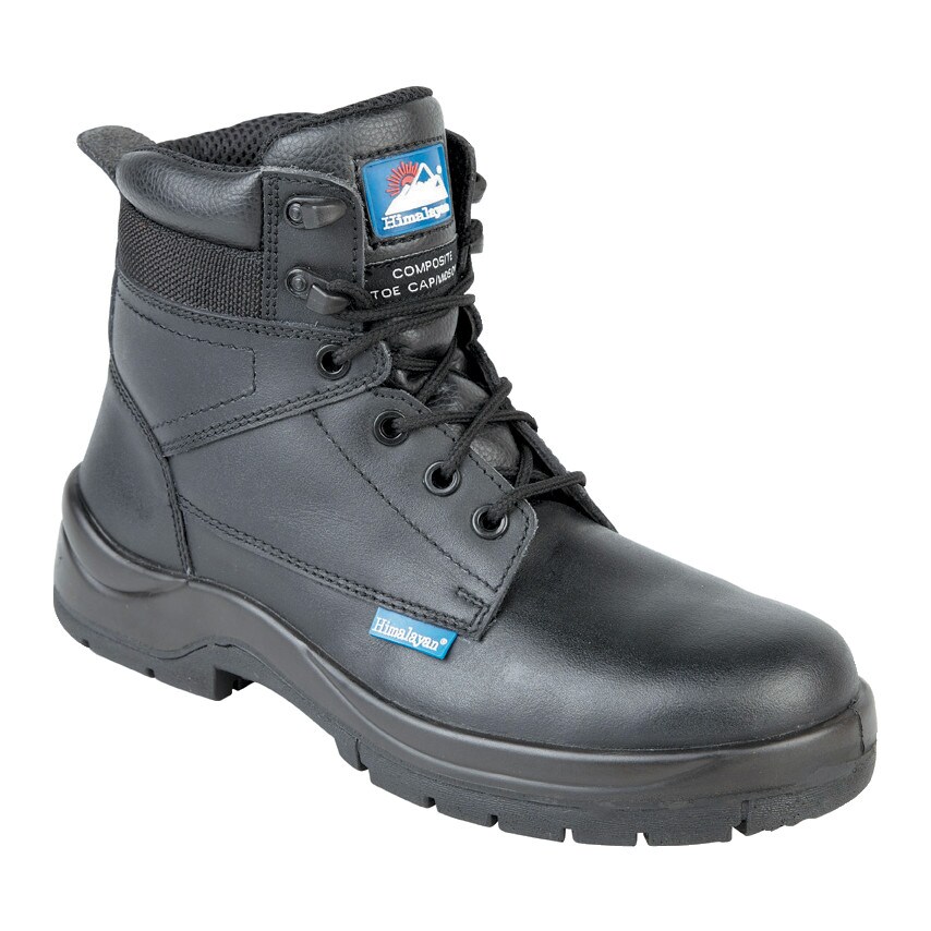 Himalayan 5114 Hygrip Black Safety Boots - Size 3