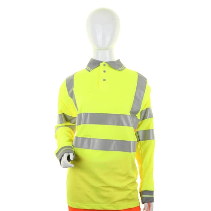 Beeswift LADIES HIVIZ L/S POLO LGE