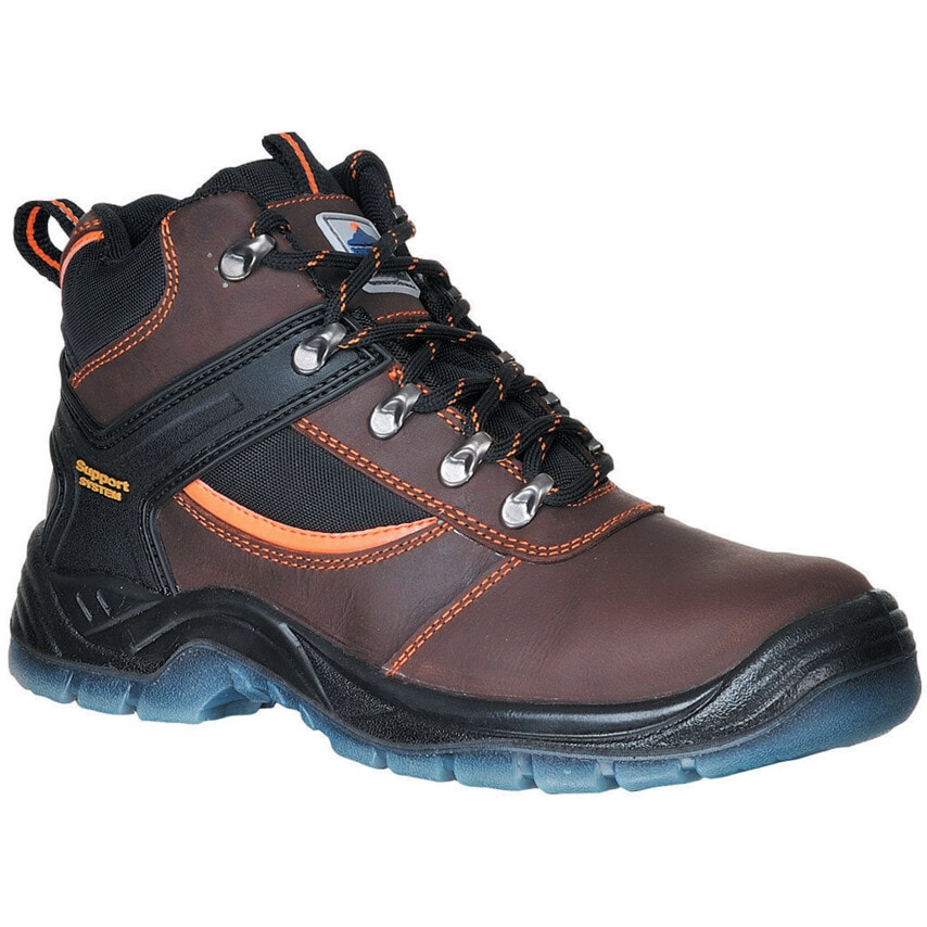 Portwest FW69 Steelite Mustang S3 Safety Boot Brown SZ.8