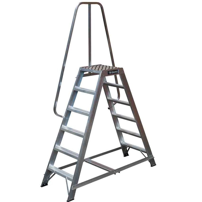 T.B. Davies 6 Tread Heavy-Duty Double Sided Machine Step