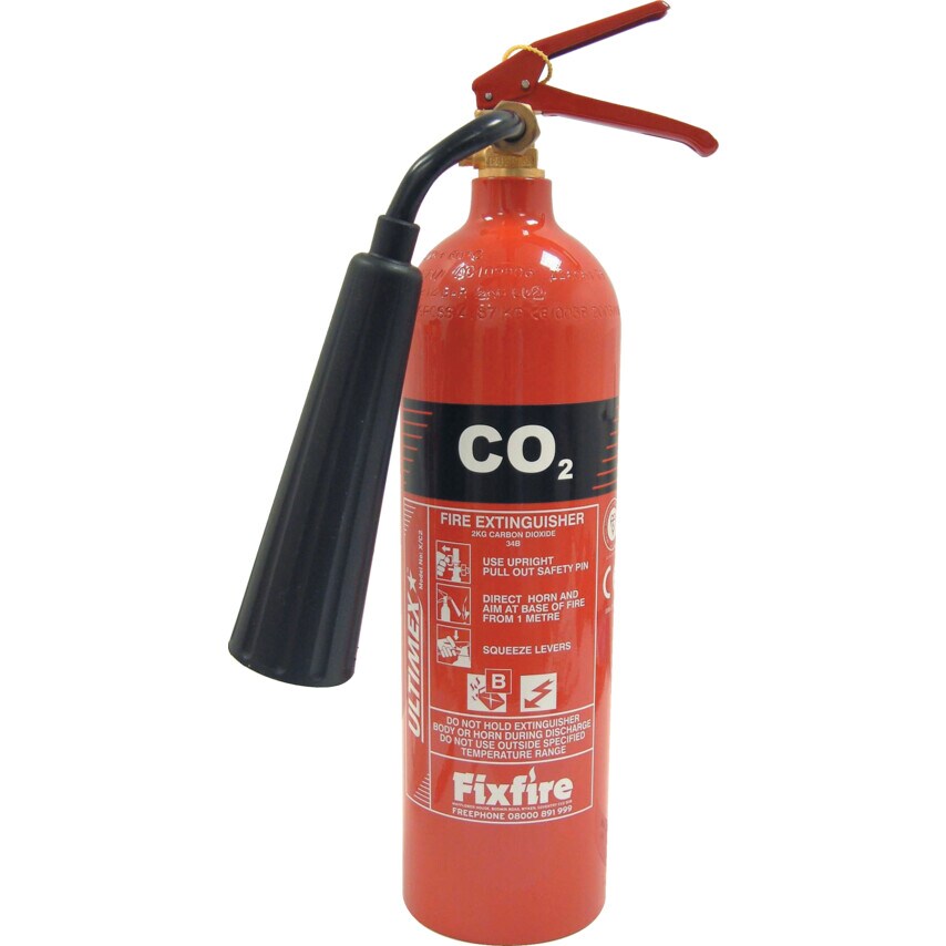 Shop Fixfire X/SC2 2kg CO2 Fire Extinguisher Fire Extinguishers Zoro UK