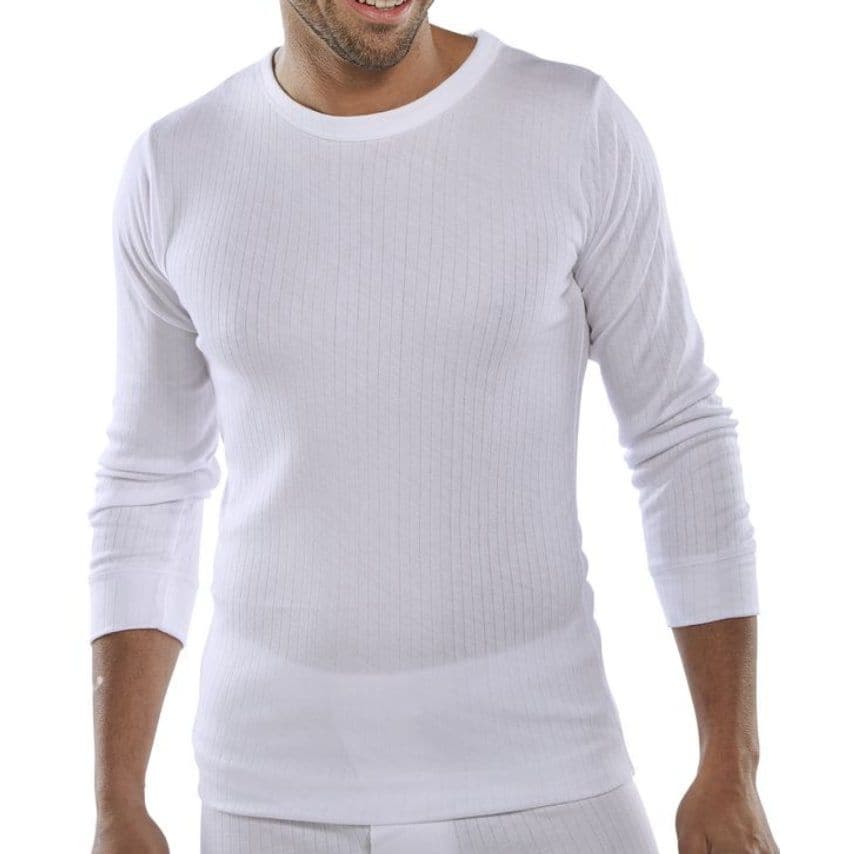 Beeswift THERMAL VEST L/S WHITE XXXL