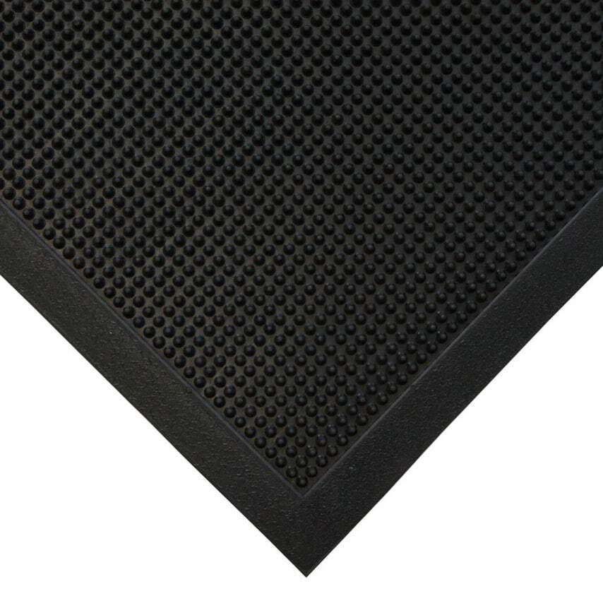 Coba 0.8m x 1.0m Fingertip Matting Black