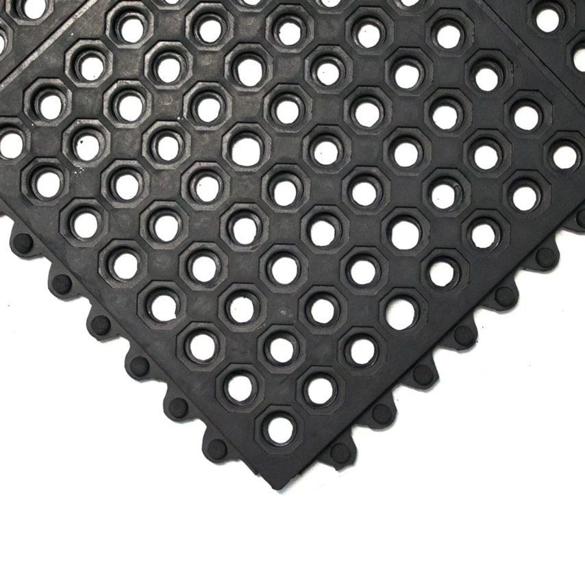Fatigue Step Matting, Black, 0.9m x 0.9m