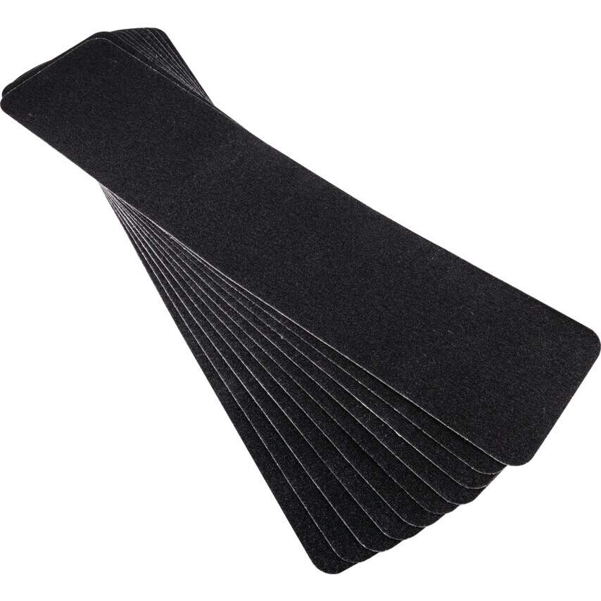 Avon Anti-slip Cleats, Self-adhesive, Coarse, 152 x 610mm Black, Pack of 10