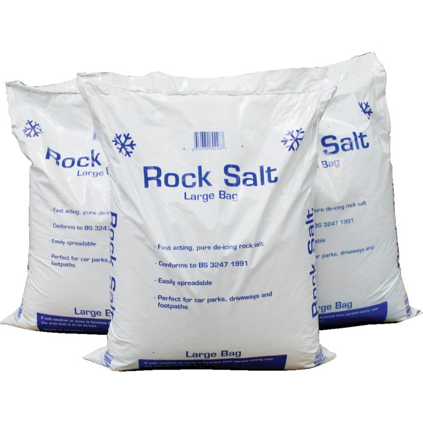 (Unbranded) Rock Salt White 25KG CTL7421970W at Zoro