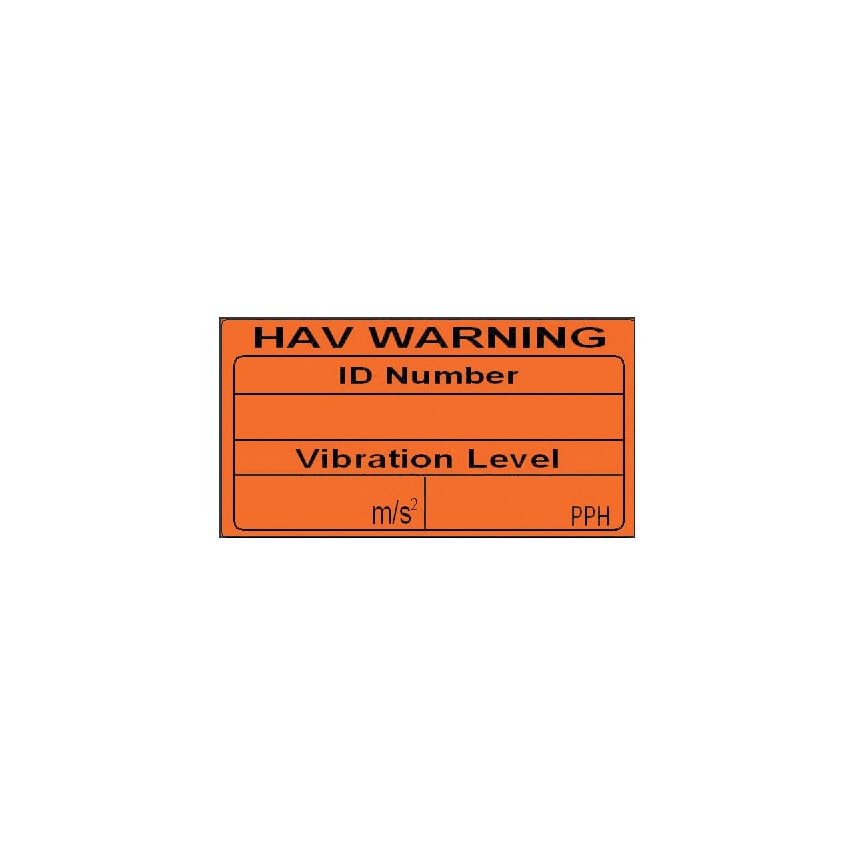 HAV Self Write Adhesive Labels 51MMX27MM Amber- you get 5