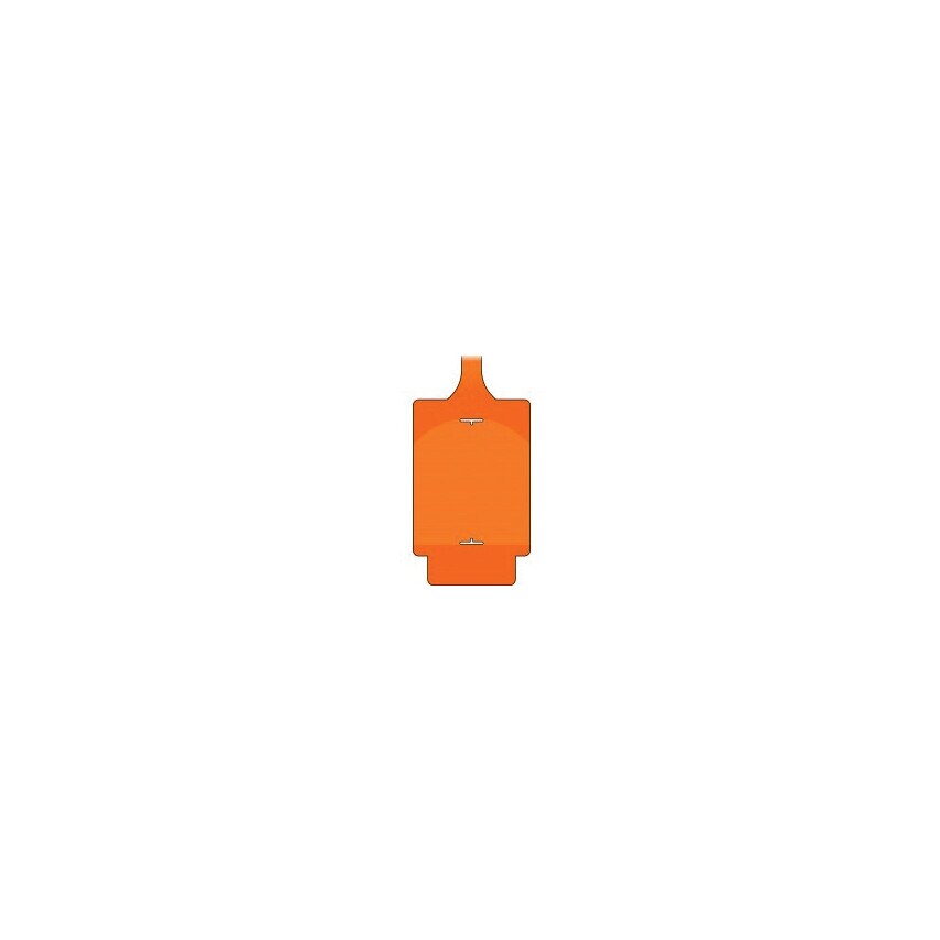 Centurion Europe TGFO50 Assettag Flex - Orange Blank, Pack of 50