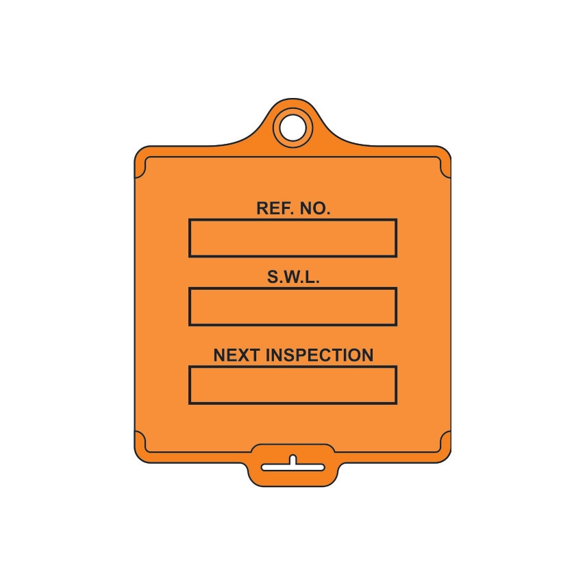 Centurion Europe TGFM0450O Assettag Flex - Medium SWL - Orange, Pack of 50
