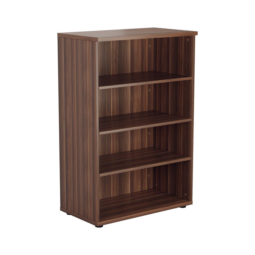 Tc 1200 Wooden Bookcase (450mm Deep) Dark Walnut