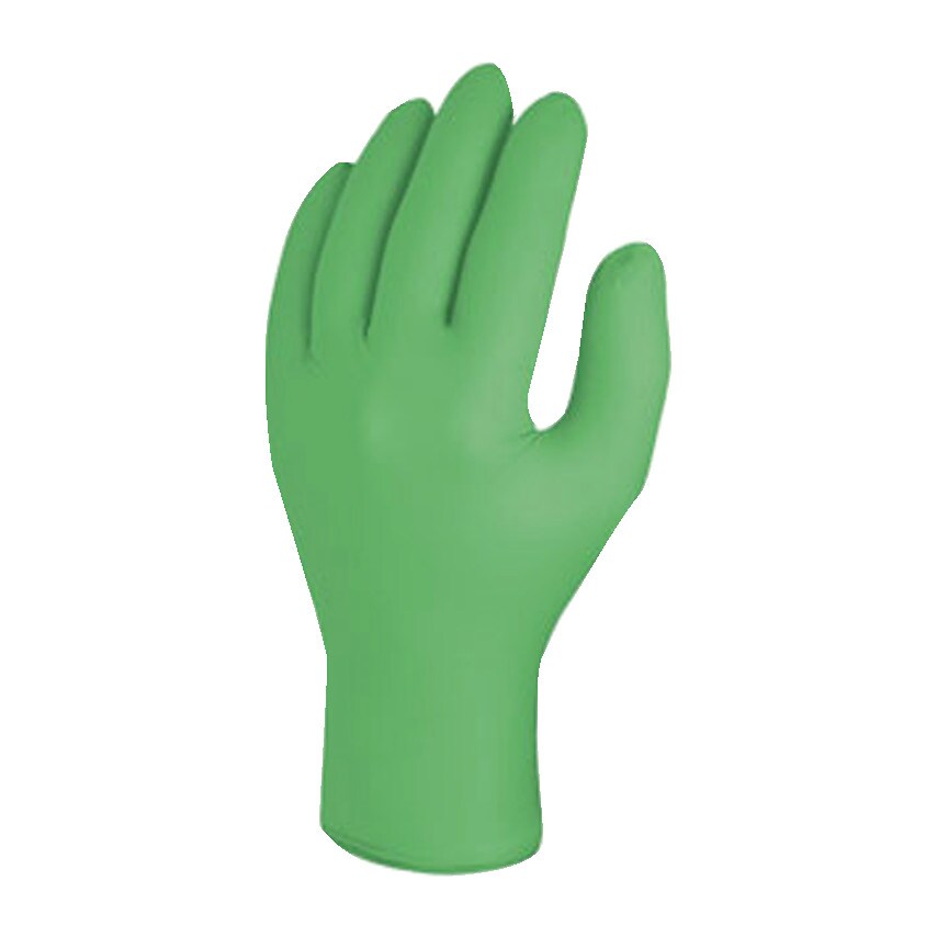 Shop Skytec Alaska Disposable Gloves, Green, Nitrile, Powder Free