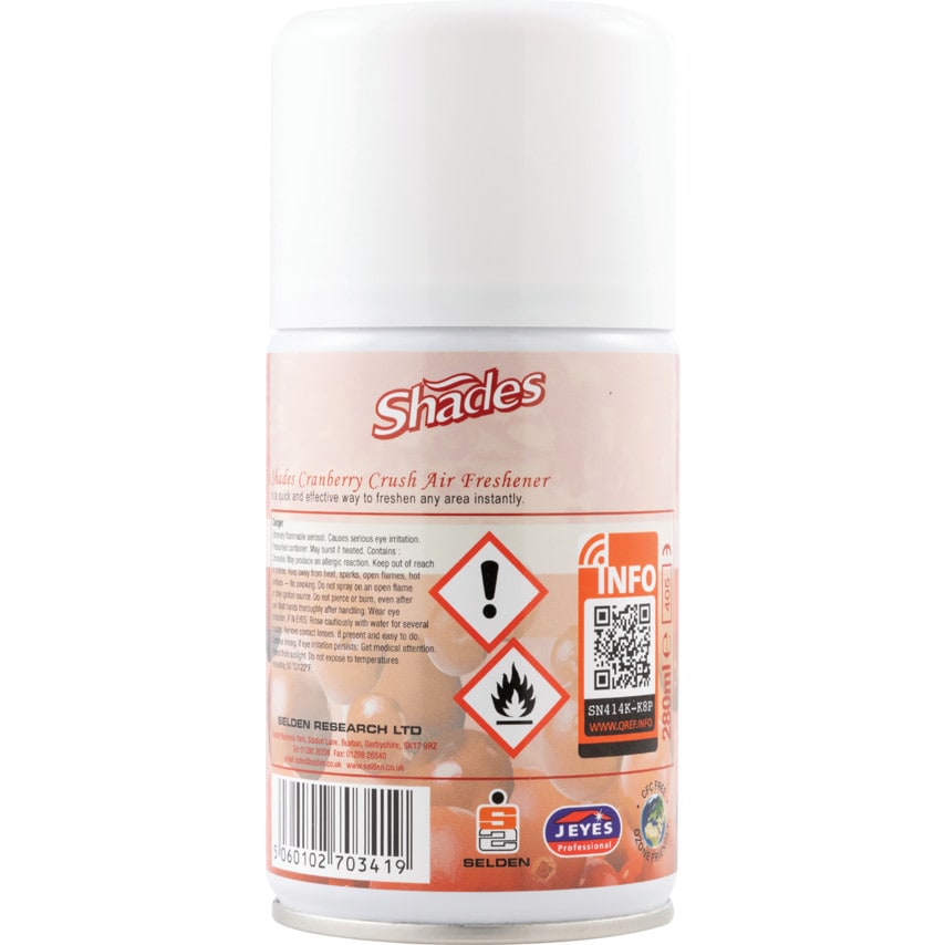 Shades Air Freshener 280ml Refill - Cranberry Crush - Picture 2 of 2