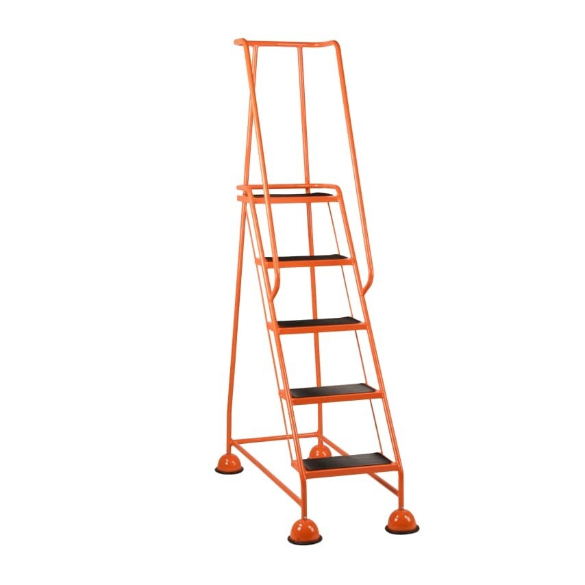 Steptek 5 Tread Step Rubber Treads Orange