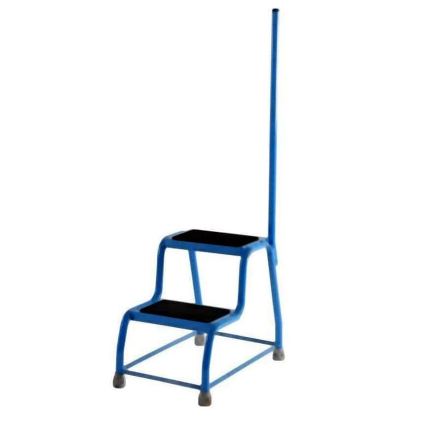 Steptek Two Step with Post Rail Red