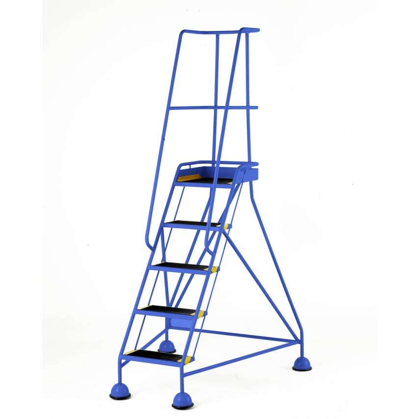 Steptek 5 Tread Step Rubber Treads Kite Marked to BS EN 131-7 Blue