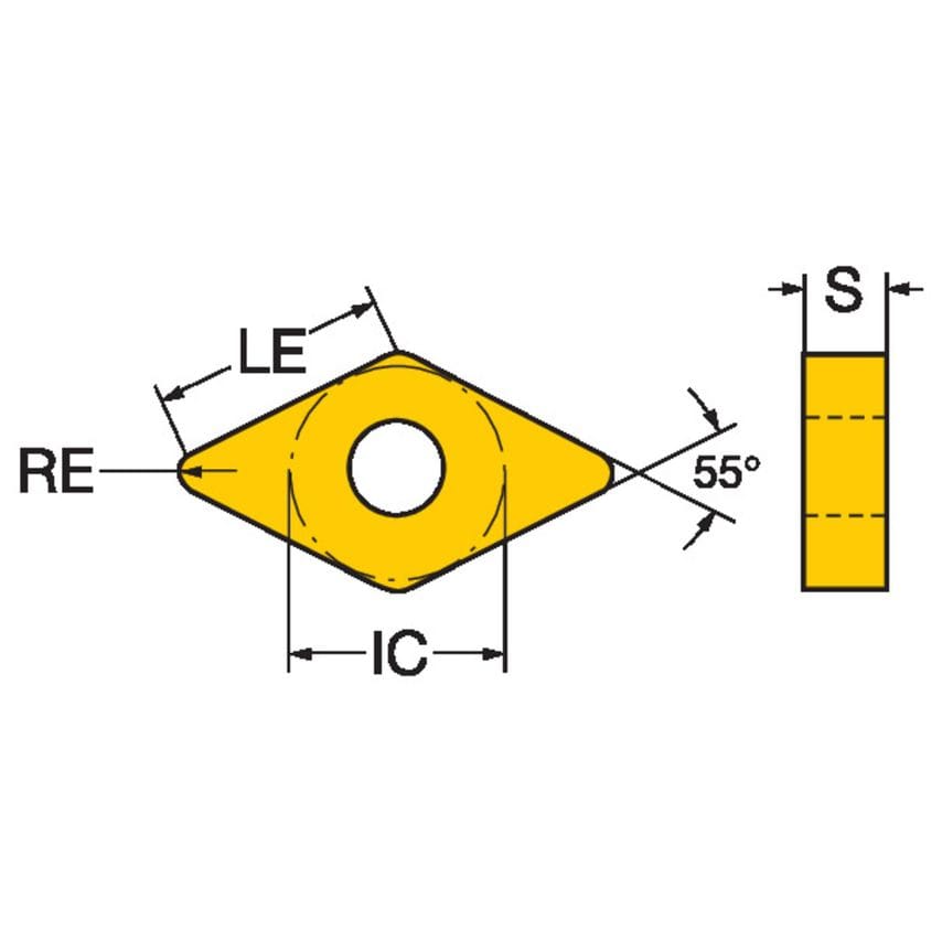 Shop Sandvik Coromant DNGG 150608SGF Insert Grade 1115 Tools