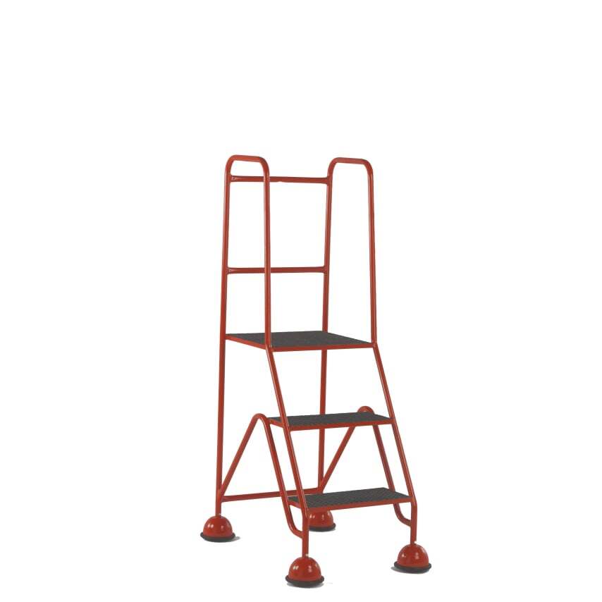 Steptek 3 Tread Step GRP Grating Treads Red