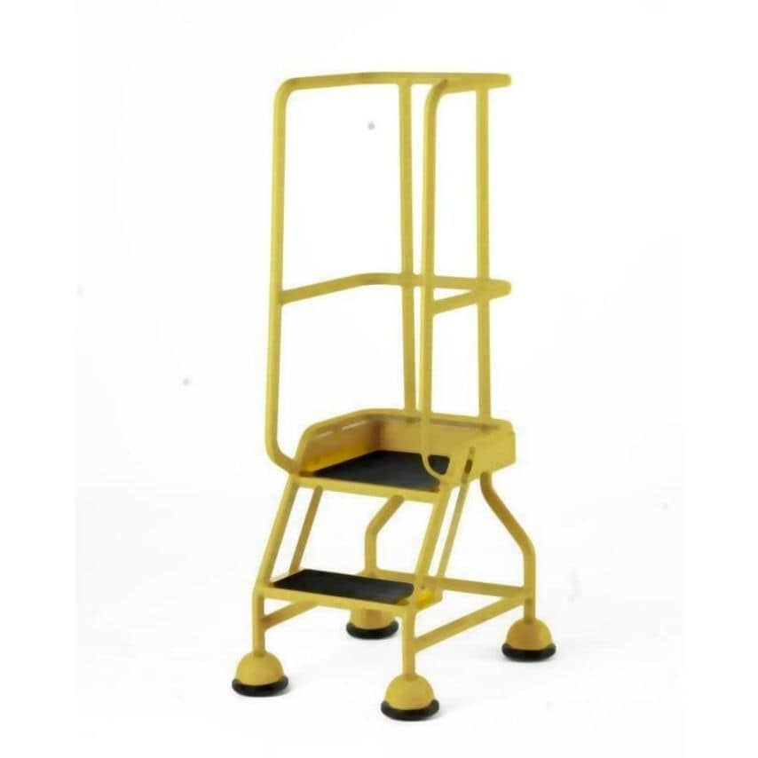Steptek 3 Tread Step Rubber Treads Kite Marked to BS EN 131-7 Yellow