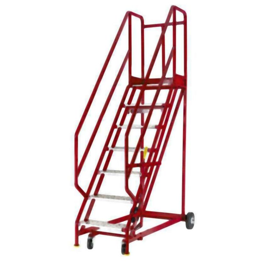 Steptek 10 Tread Leverlock Warehouse Step with Aluminium Treads