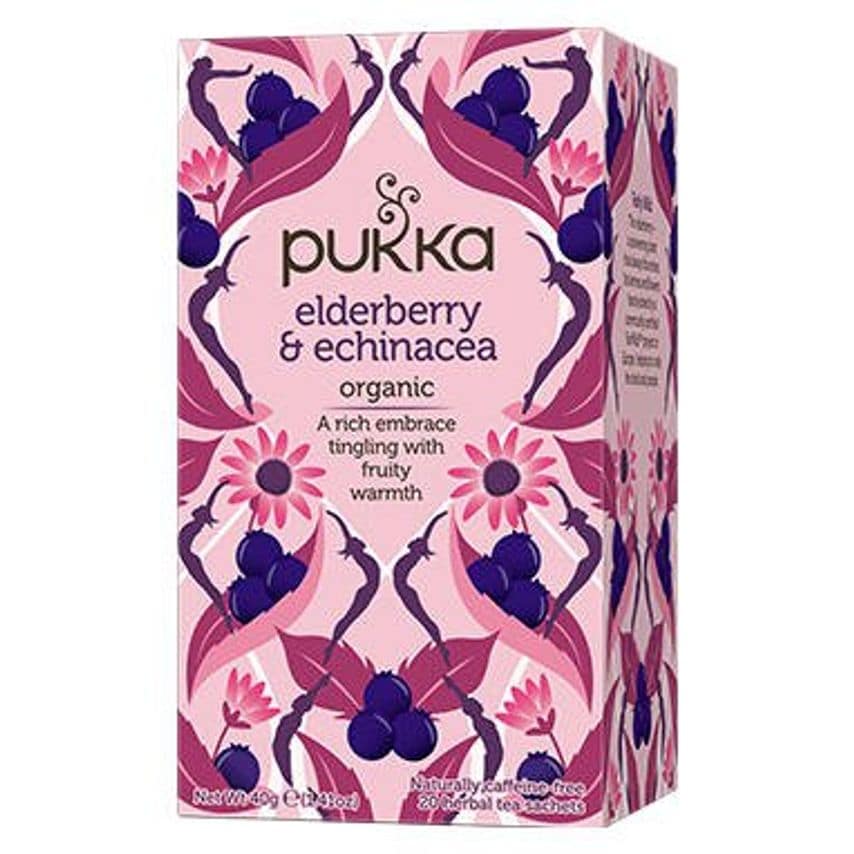 Pukka Tea Elderberry & Echinacea Envelopes 20's