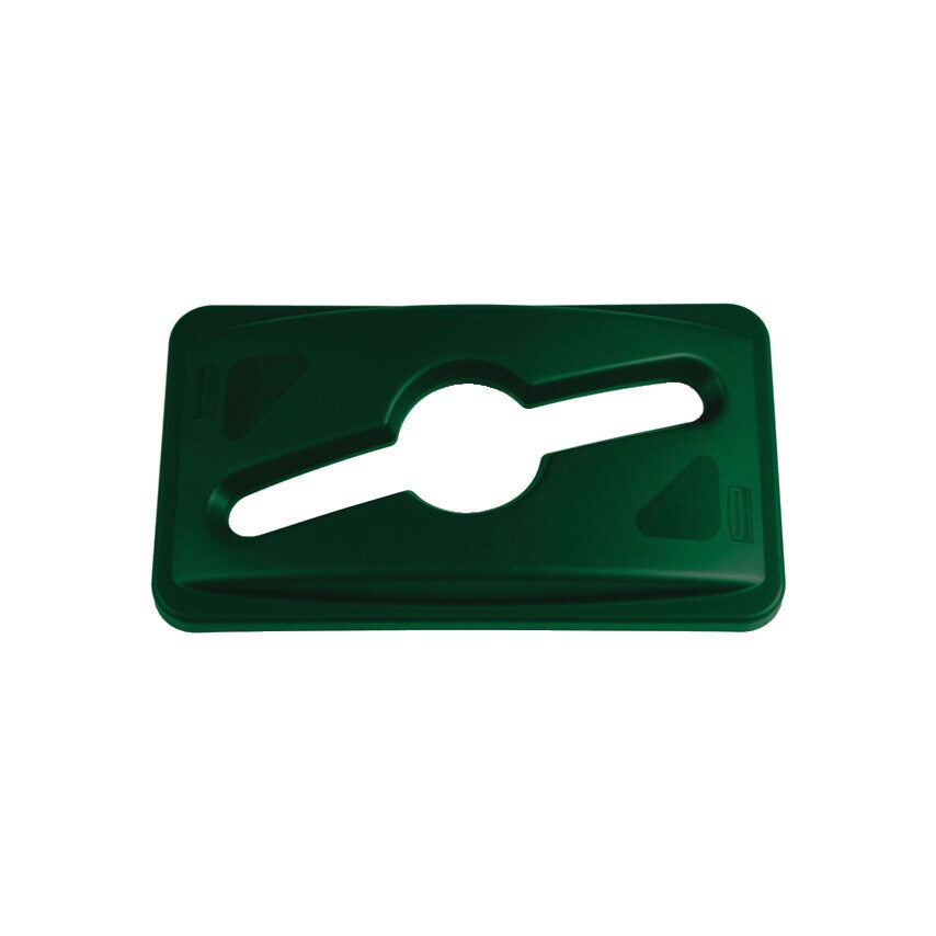Rubbermaid Slim Jim Commingle Lid Green