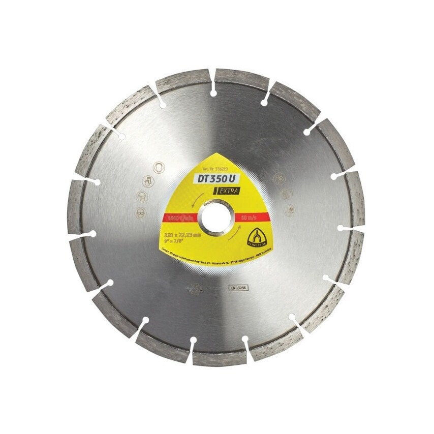 Klingspor DT 350 U Extra 115MM Universal Diamond Blade for Angle