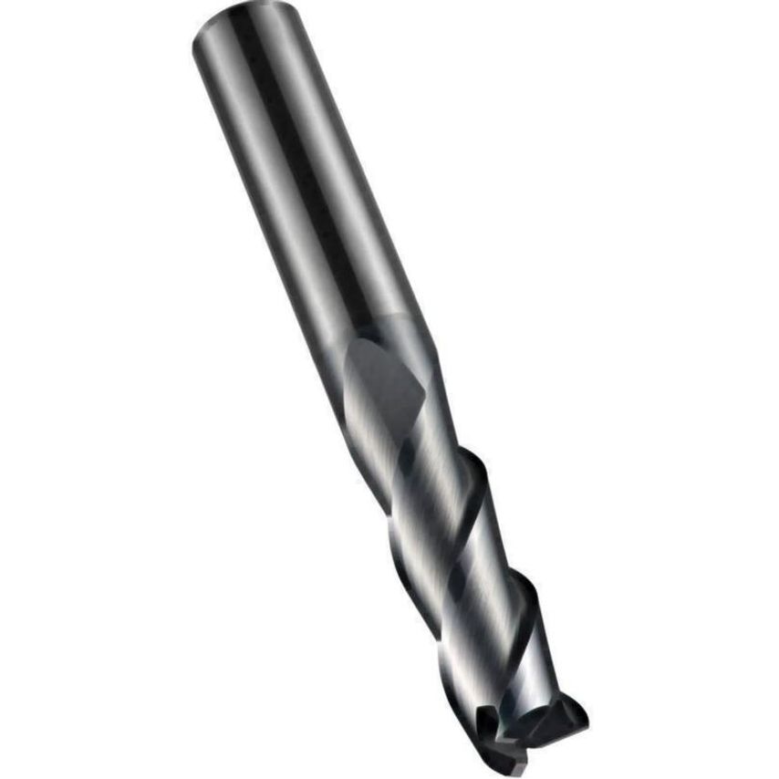 Dormer Solid Carbide 3 Flute 40 Deg Helix Long Series Slot Drill For Non-Ferrous