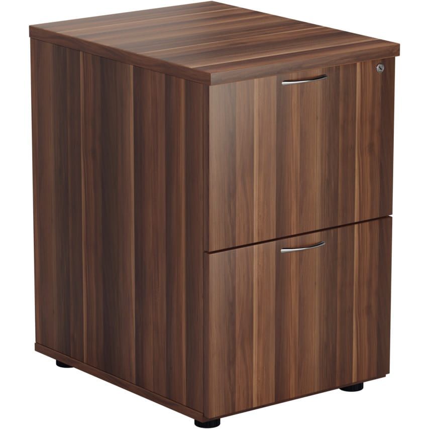 Tc 2 Drawer Filing Cabinet - Dark Walnut