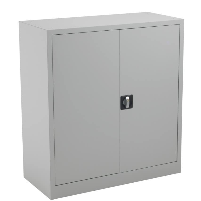 Tc Talos 1000mm Double Door Cupboard - Grey