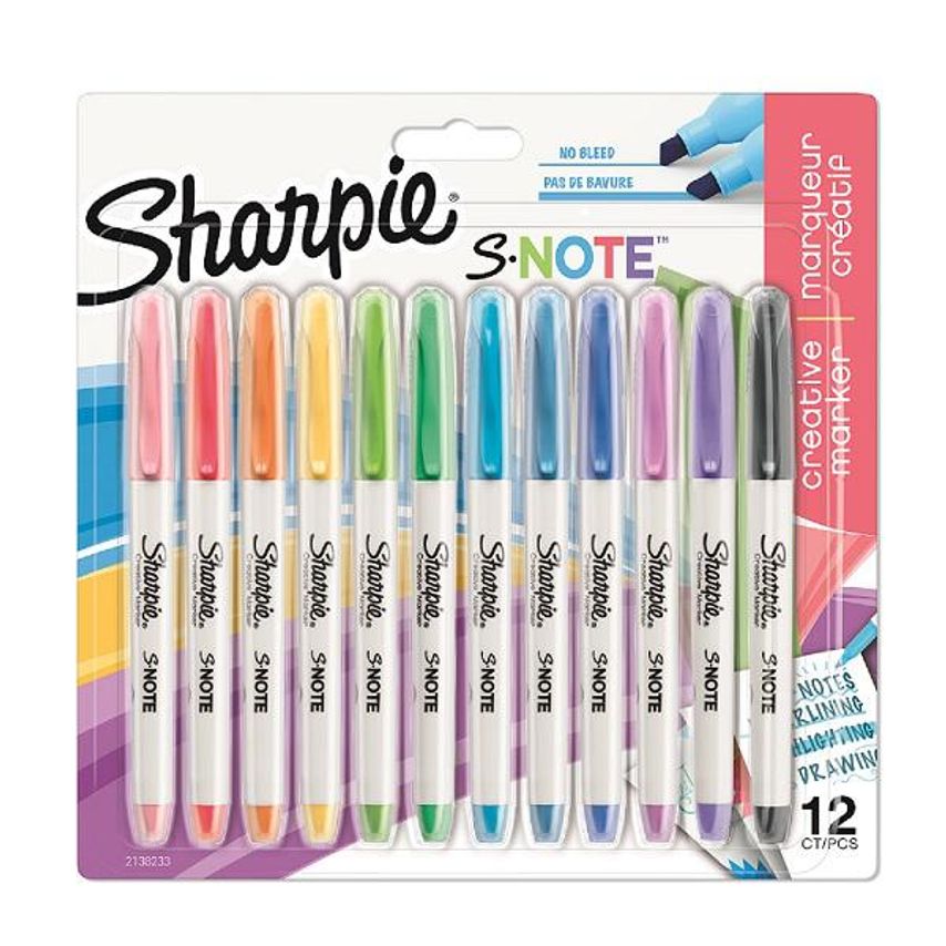 S-Note Creative Permanent Marker Chisel Tip
