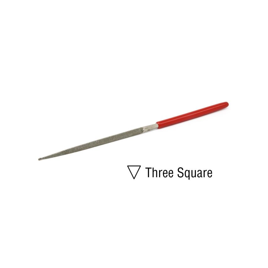 Eze-Lap EZE-LAP Needle File Three Square  Fine