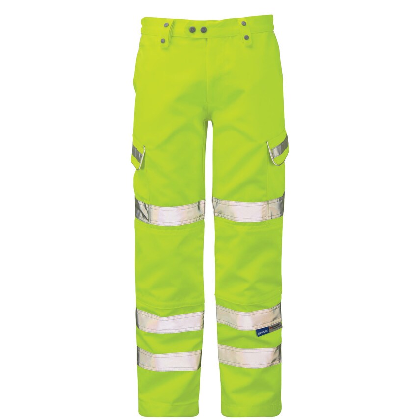 Pulsar P346 Hi-vis Combat Trousers Yellow W42"L33"
