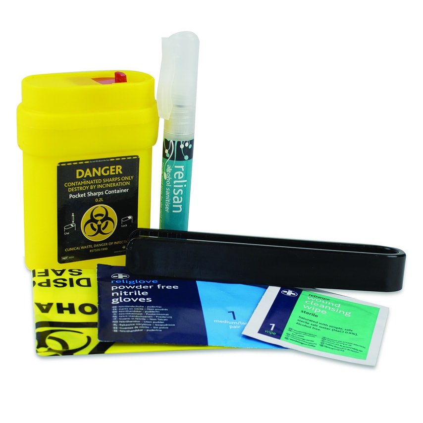 Reliance Medical Sharps Disposal 1 Application Kit- you get 30