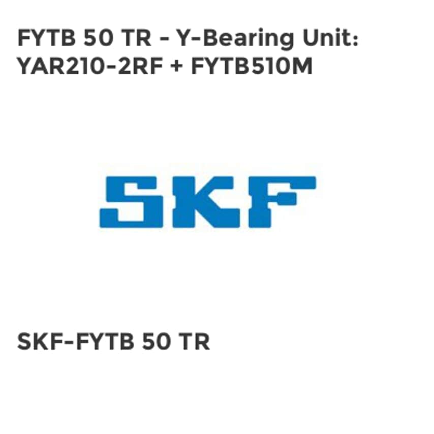 SKF FYTB 50 TR - Y-Bearing Unit: YAR210-2RF + FYTB510M