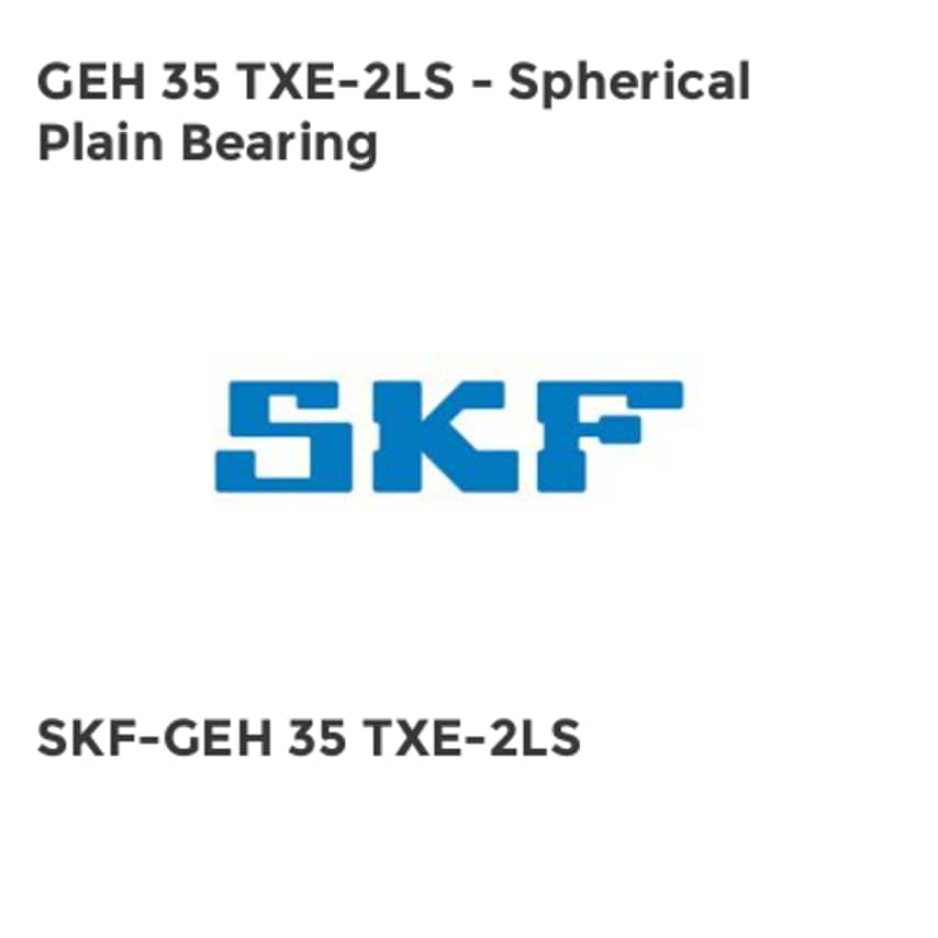 GEH - TXE-2LS - Sperical Plain Bearings
