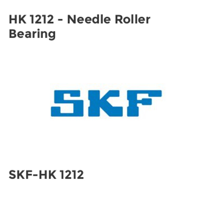 SKF HK 1212 - Needle Roller Bearing