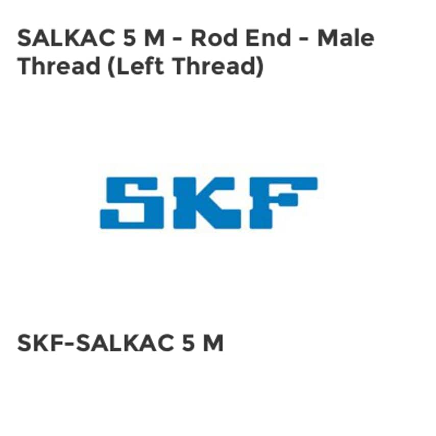 SALKAC Series - Rod End with Male Thread