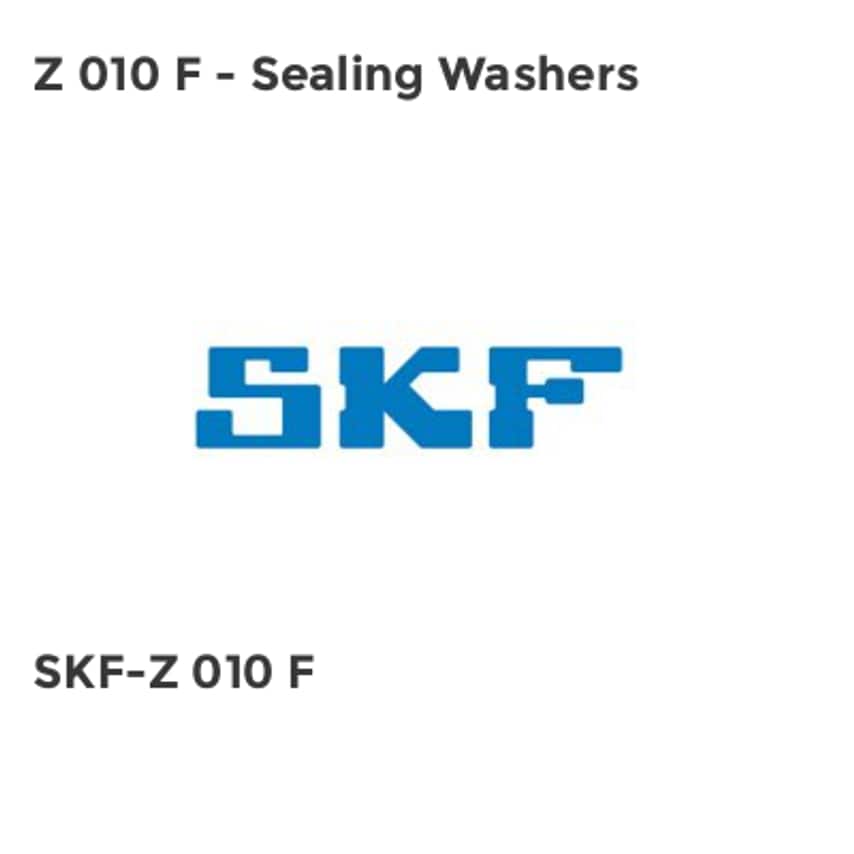 SKF Z 010 F - Sealing Washers