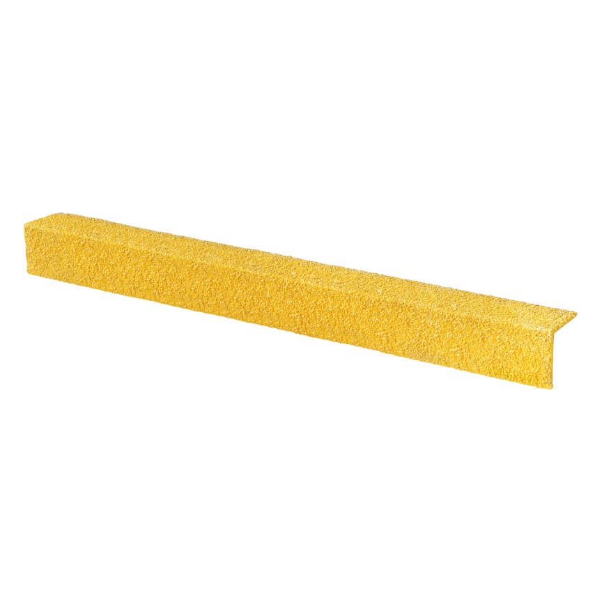 Blue Diamond Anti-slip GRP Stair Nosing 55mm x 55mm x 1.5m Yellow