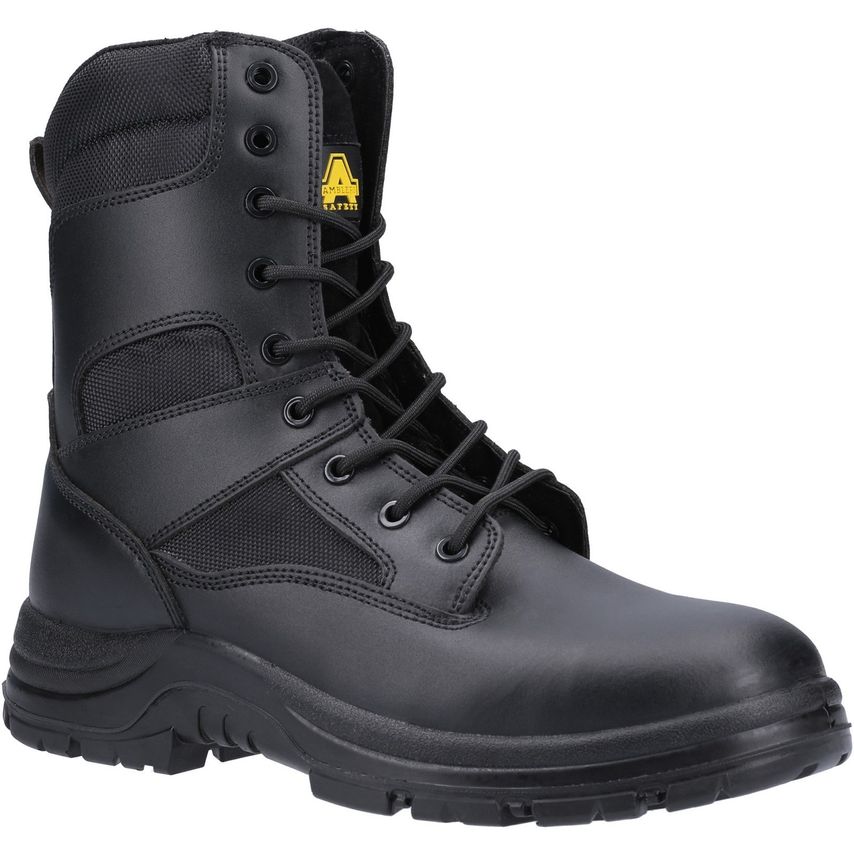 Amblers Safety FS009C Water Resistant Hi-leg Lace Up Safety Boots Black Size 12
