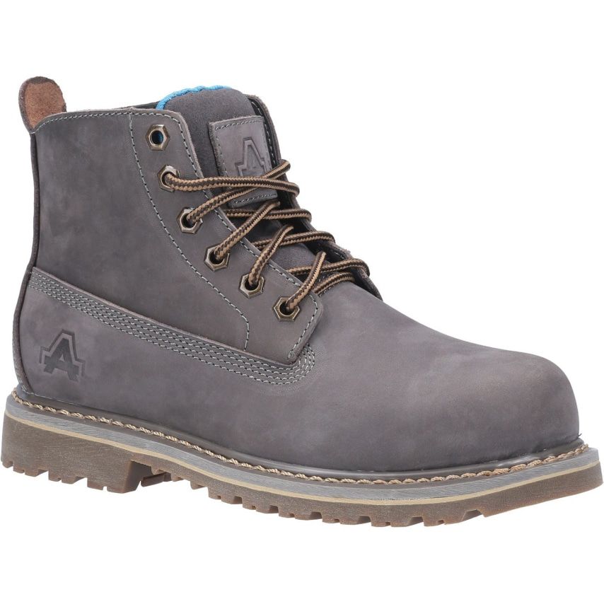 Amblers Safety AS105 Mimi Lace Up Safety Boots Grey Size 7