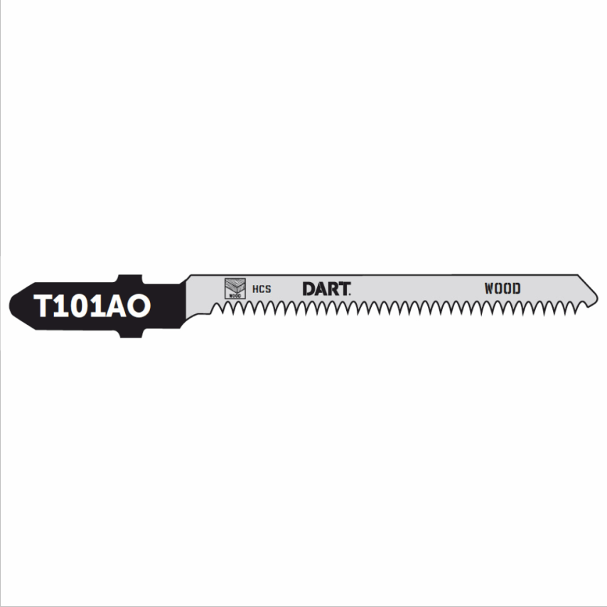 Dart T101AO Wood Cutting Jigsaw Blade, Pack of 5