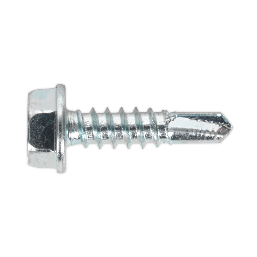 Sealey Self Drilling Screw Assortment 410PC Hex Head Zinc DIN 7504K