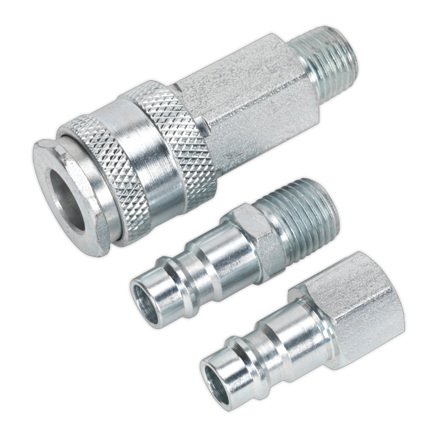 Air Tool Coupling Kit 1/4" BSP High Flow